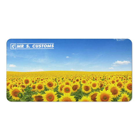 Mr S Customs - Bath / Beach Towel - Sunflowers - Mr.Shit