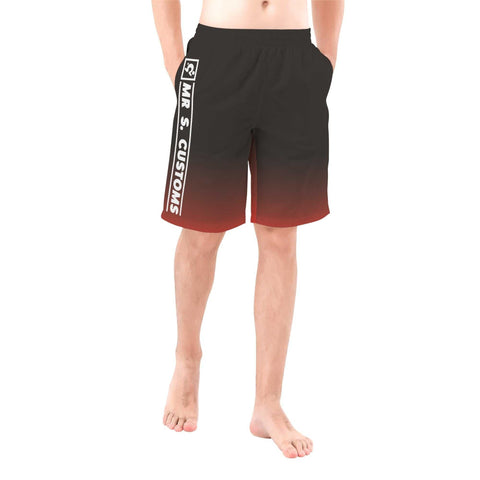 Mr S Customs - Mens Shorts - Red - Mr.Shit