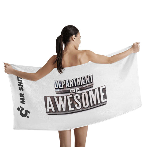 Mr.Shit Mr Shit - Bath / Beach Towel - Department of Awesome All Towels $ 29.42