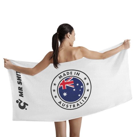 Mr.Shit Mr Shit - Bath / Beach Towel - Made in Australia All Towels $ 29.42