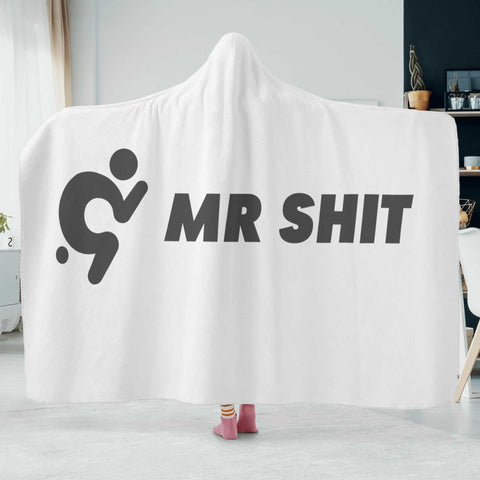 Mr Shit Hooded Blanket - Mr.Shit