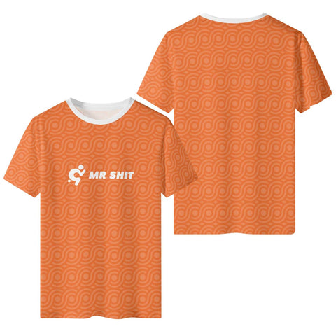 Mr Shit - Orange Pattern 2 T-Shirt - Mr.Shit