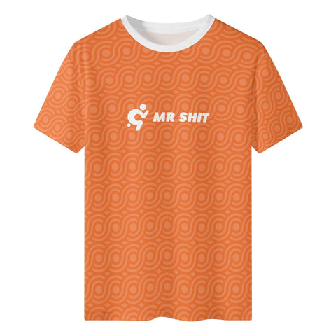 Mr Shit - Orange Pattern 2 T-Shirt - Mr.Shit