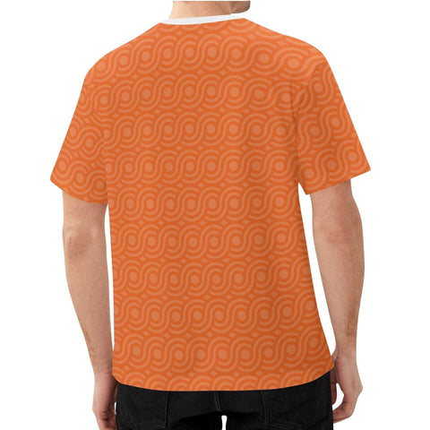 Mr Shit - Orange Pattern 2 T-Shirt - Mr.Shit