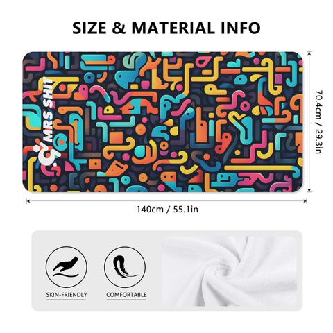 Mrs Shit - Bath / Beach Towel - Funky Pattern - Mr.Shit