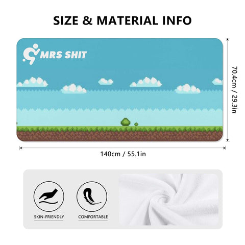 Mrs Shit - Bath / Beach Towel - New Game - Mr.Shit