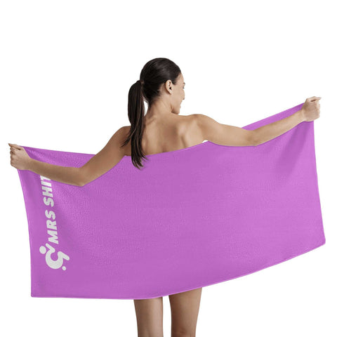 Mr.Shit Mrs Shit - Bath / Beach Towel - Pastel Purple All Towels $ 29.42