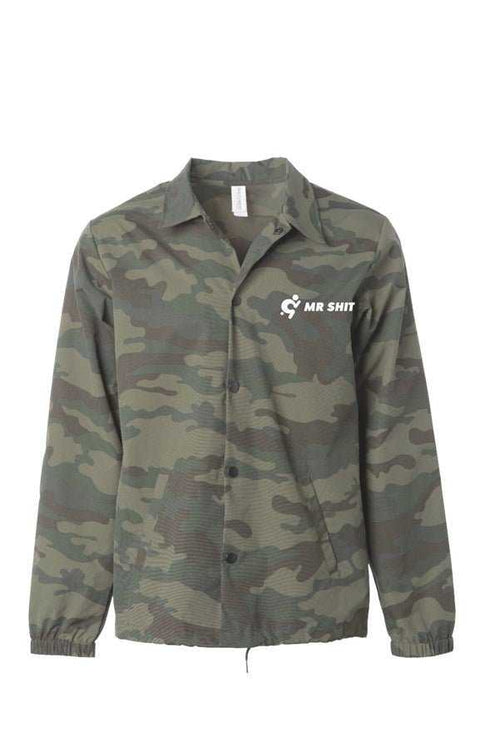 Mr.Shit Water Resistant Windbreaket Jacket - Camo Men's Premium Jackets $ 170.85