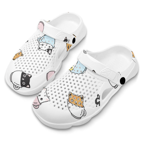 Mr.Shit Womens Clogs - Cats 2 Shoes & Footwear $ 38.58