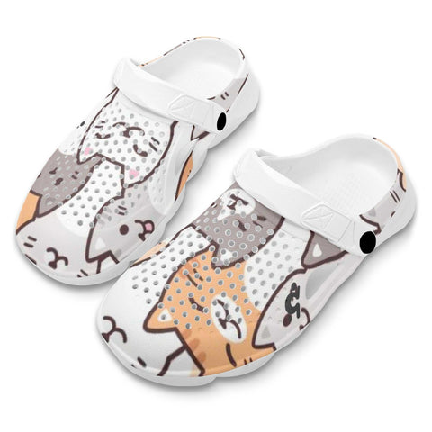 Mr.Shit Womens Clogs - Cats 3 Shoes & Footwear $ 38.58