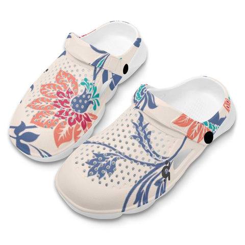 Mr.Shit Womens Clogs - Floral 3 Shoes & Footwear $ 38.58