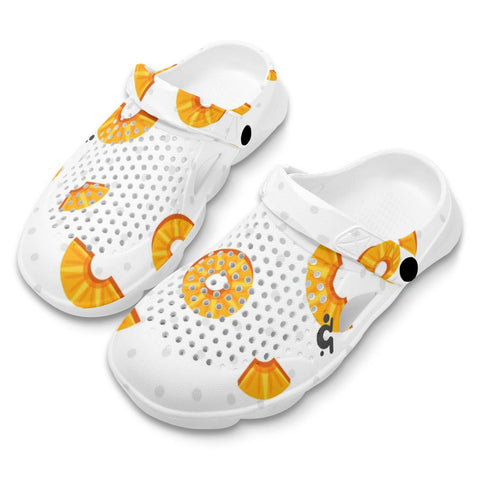 Mr.Shit Womens Clogs - Pineapple Slices Shoes & Footwear $ 38.58