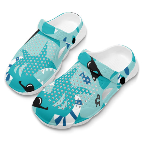 Mr.Shit Womens Clogs - Sharks Shoes & Footwear $ 38.58