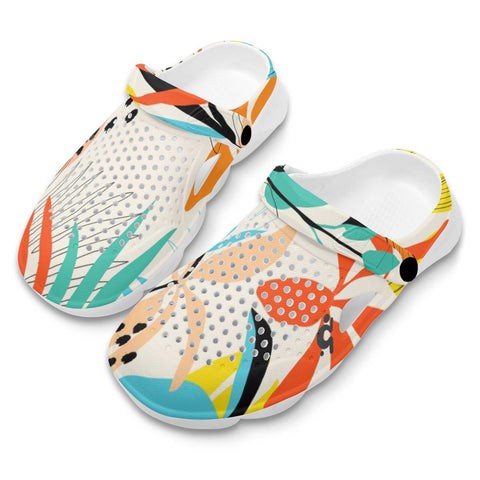 Mr.Shit Womens Clogs - Tropical 2 Shoes & Footwear $ 38.58