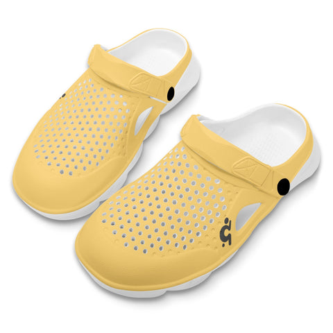 Mr.Shit Womens Clogs - Yellow Shoes & Footwear $ 38.58