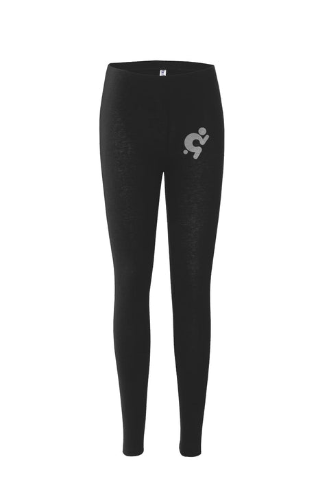 Mr.Shit Womens Leggings - Grey Logo Activewear $ 40.00