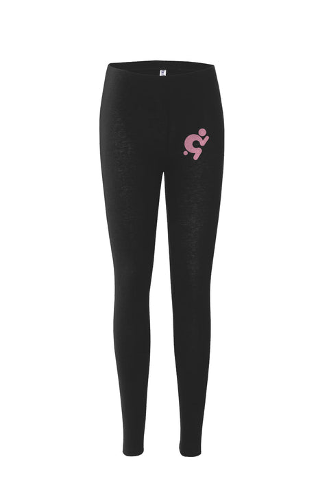 Mr.Shit Womens Leggings - Pink Logo Activewear $ 40.00